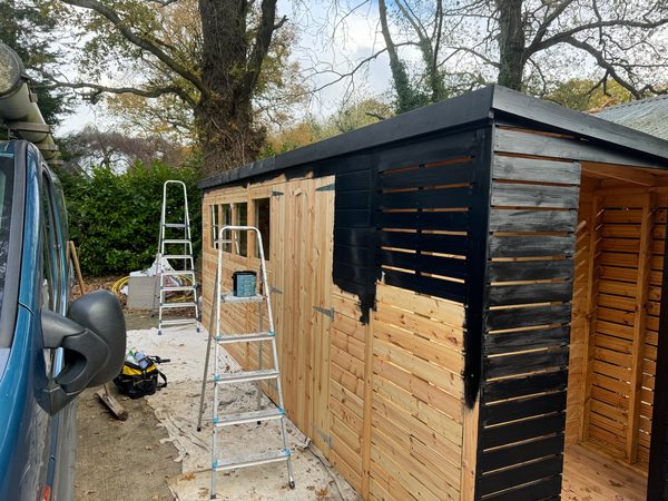 Shed painting and timber treatment in Norwich